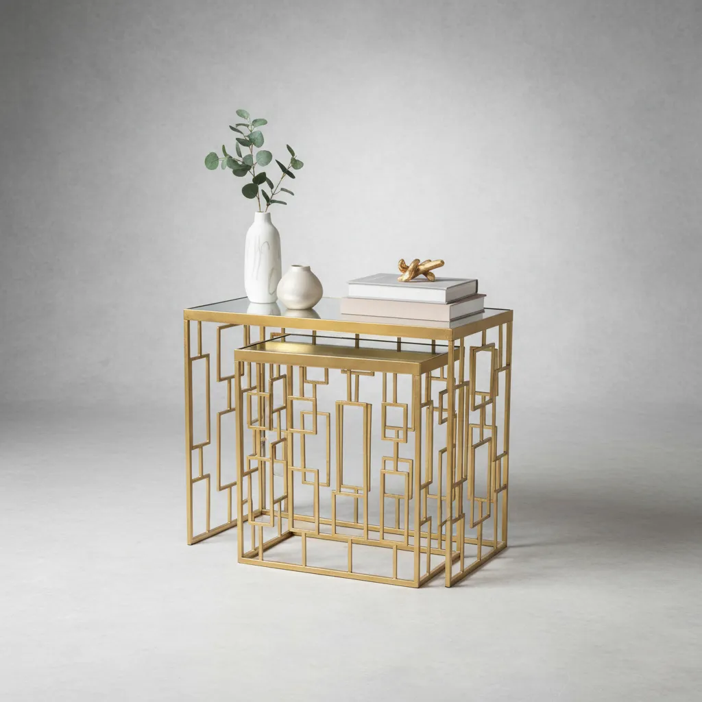 arrimo elegante con vidrio