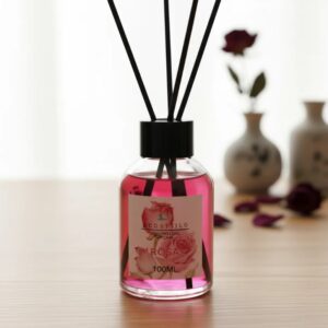 Pack 12 Difusores De Aromas Con Varillas 100ml - Decostilo - Rosas