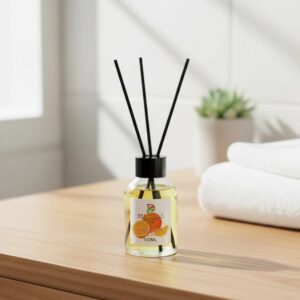 Pack 12 Difusores De Aromas Con Varillas 100ml - Decostilo - Naranja