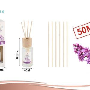 Pack 12 Difusores De Aromas Con Varillas 50ml - Lavanda