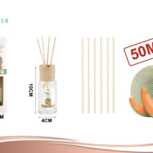 Pack 12 Difusores De Aromas Con Varillas 50ml - Melon