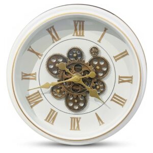 Reloj Decorativo Elegante 45cm Color Blanco