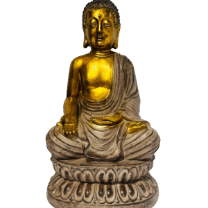 Figura De Buda Zen Decorativa 37cm
