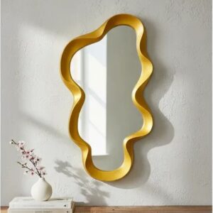 Espejo Decorativo Dorado 42cm
