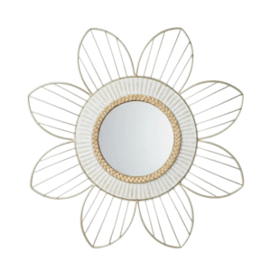 Espejo Decorativo Diseño Flor, 88cm