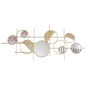 Fondo De Espejo Decorativo Diseño Abstracto 118cm