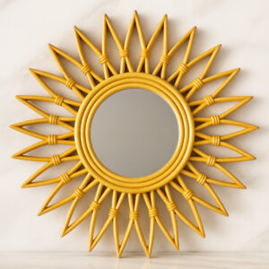 Espejo Redondo Sol Moderno 50x50x2.5cm