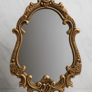 Espejo Vintage Con Marco Dorado 56x60x2.5cm