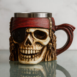 Tazon - Taza Termica Decorativa Con Pirata Realista