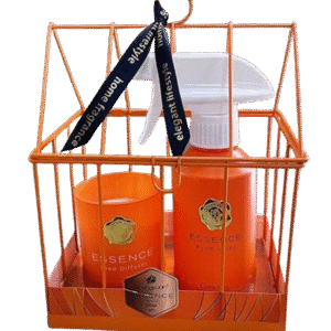 Aromatizador Para El Hogar: Vela + Spray De Fragancia de Naranja