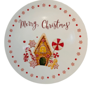 Set 3 Platos Plásticos De Navidad: Candy 2 (Modelo 18)