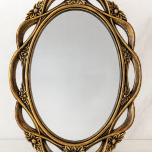 Espejo Oval Vintage Moderno 70x54x3cm