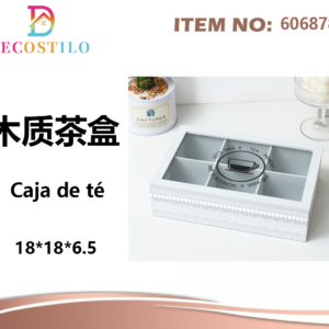 Caja De Te Madera 18*18*6.5