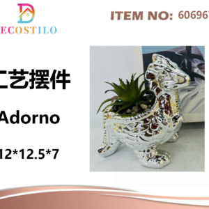 set 6 adornos 12*12.5*7 cm