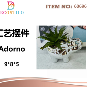 set de 6 adornos 9*8*5 cm