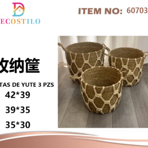CESTAS DE YUTE 20 PZS42*39 39*35 35*30