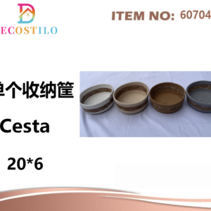Cesta de almacenamiento20*6