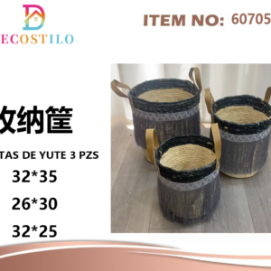 CESTAS DE YUTE 4 PZS32*35 26*30 32*25