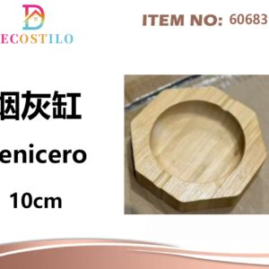 cenicero de madera 10 cm
