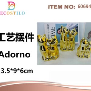 pack de 6 adornos 13.5*9*6 cm
