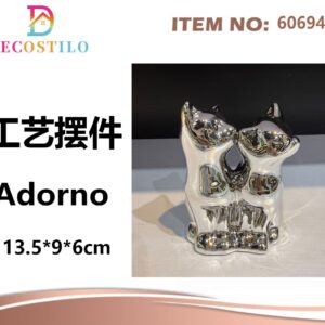 pack de 6 adornos 13.5*9*6 cm