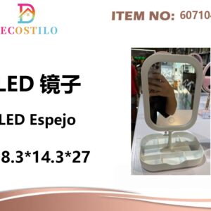 espejo led 18*3*14.*27 cm