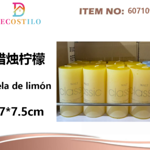 vela aroma limon 7*7.5 cm