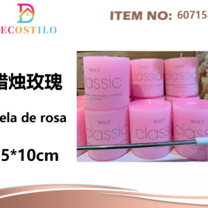 vela aroma rosa