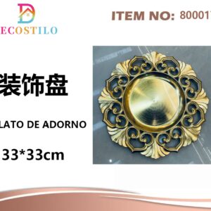 6 platos decorativo 33*33 cm
