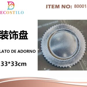 6 platos decorativo 33*33 cm
