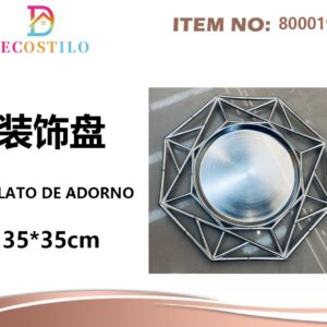 6 platos decorativos 35*35 cm