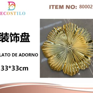 6 platos decorativos 33*33 cm