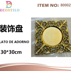 6 platos decorativo 30*30 cm