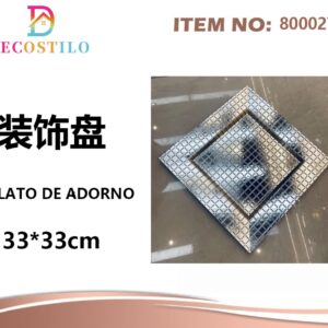 6 platos decorativo 33*33 cm