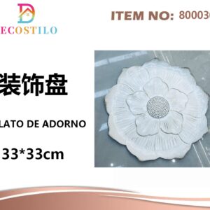 6 platos decorativos 33*33 cm