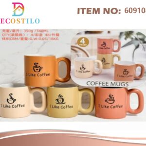 set de 4 tazas