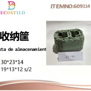cesta de almacenamiento 30*23*14. 19*13*12