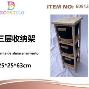 estante de almacenamiento 25*25*63 cm
