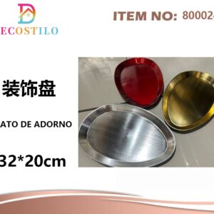 6 platos decorativos 32*20 cm