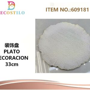 6 platos base 33 cm