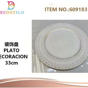 6 platos base 33 cm