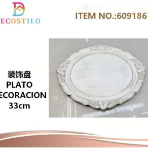 6 platos base 33 cm