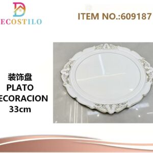 6 platos base 33 cm