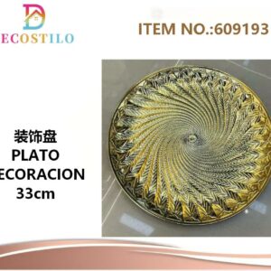 6 platos base 33 cm