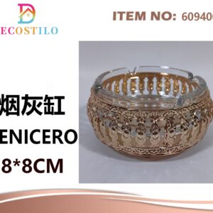 cenicero de cristal 8*8 cm