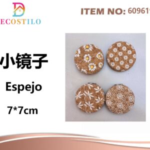 6 espejos decorativos 7*7 cm
