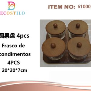 frasco de condimentos 4 pcs 20*20*7 cm
