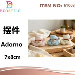 12 ADORNOS DE PORCELANA