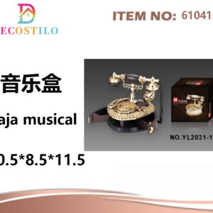 CAJA MUSICAL RETRO 20.5*8.5*11.5