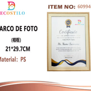 MARCO  DE CERTIFICADO